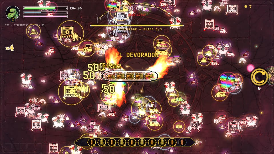 Boss fighting alongside the horde